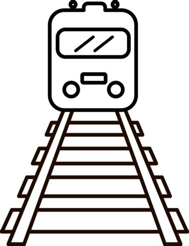 train tracks coloring page  printable coloring pages