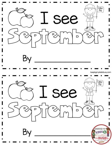 pin  september  kindergarten