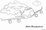 Avion Imprimer Transporteur Coloriages sketch template