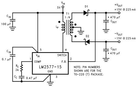 lm lm dual  power supply