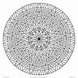 Mandala Geometrici Astratti Pix sketch template