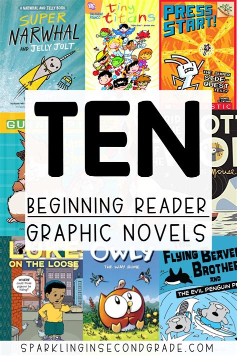 graphic novels  beginning readers sparkling   grade