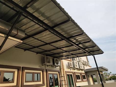 metal deck awning supplier kf global renovation