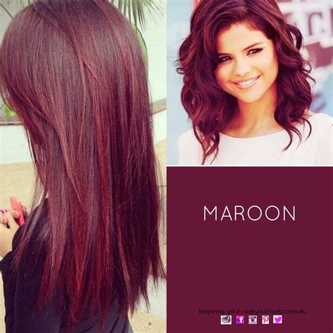 maroon hair ideas  pinterest mulberry hair color