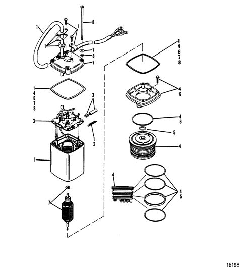 mercury outboard power trim wiring diagram alternator