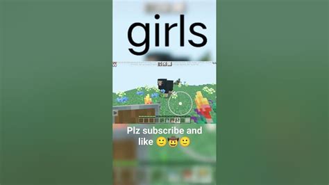 grils  boys  minecraft plz subscribe   youtube