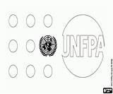 Onu Unfpa Colorear Malvorlagen Banderas Naciones Unidas Vereinten Nationen Flaggen Logotipo sketch template