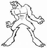 Wolfman Loup Garou Coloriage Coloriages Personnages Imprimer Getcolorings sketch template