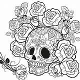 Skull Ausmalbilder Totenkopf Keilrahmen Tangle Caveira Colorir Desenat Mexicana Ausgezeichnet Imprimir Panzat Skulls Mandala Mort Imprimer Tête Lucas Impex Malvorlage sketch template
