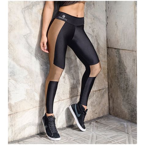 black and gold fitness leggings sexy black gym leggings