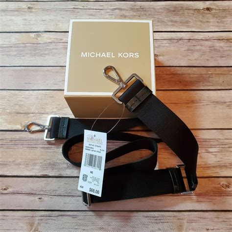 michael kors accessories nwt michael kors black replacement purse bag strap poshmark