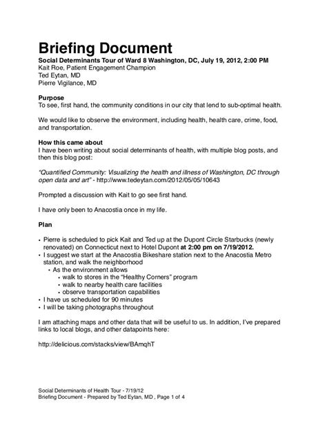 template  briefing paper briefing note template  samples examples