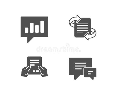 receive file marketing  analytical chat icons comment sign stock