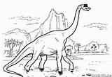 Brachiosaurus Pages Coloring Dinosaur Animals Colorkid Color Mountains Saltasaurus sketch template