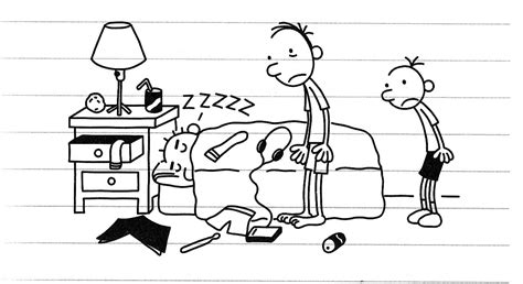 diary   wimpy kid coloring page
