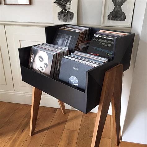 awesome vinyl record furniture floating drawer