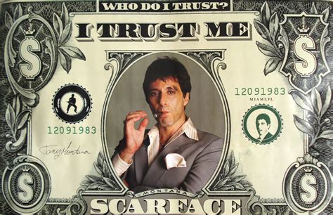 scarface wallpaper hd  images src amazing scarface trust  scarface dollar bill