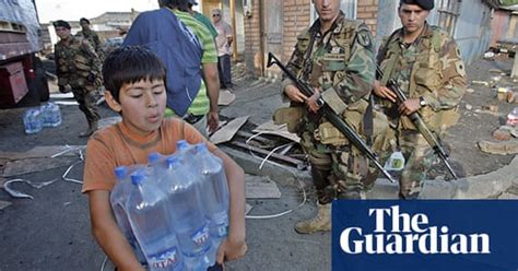 Chile Earthquake Survivors Welcome Aid Workers World News The Guardian