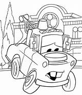 Mater Tow Colorat Cars Planse Bucsa Clopotel Masini sketch template