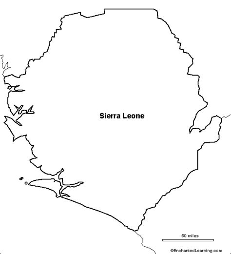 outline map research activity 3 sierra leone
