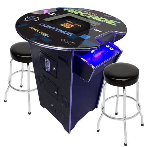 creative arcades  player commercial tall pub table arcade  trackballs  lcd screen