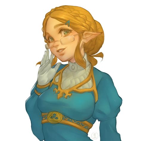 Zelda With Glasses [botw] By Nat The Lich Zelda