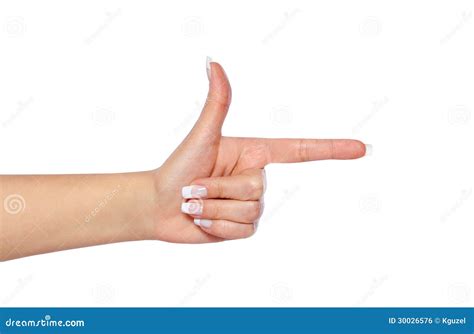 pointing hand showing direction isolated royalty  stock image
