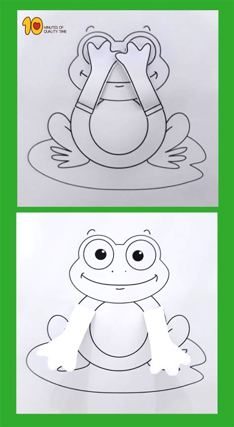 printable  frog template