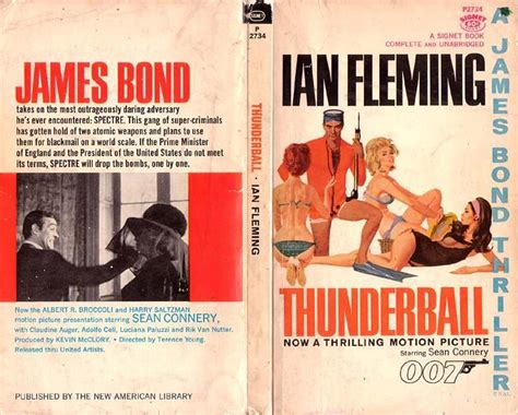 ephemera from the james bond film and book thunderball