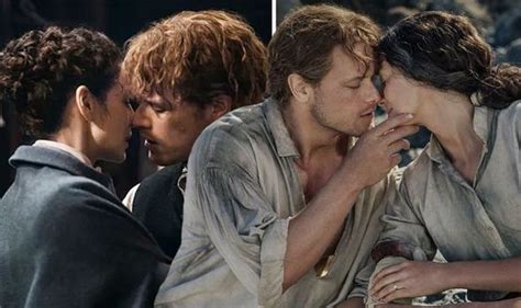 outlander season 5 spoilers jamie and claire s steamy sex scenes were cut down says star tv