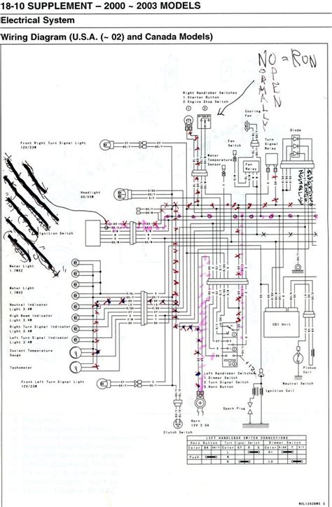 cdi wiring   kawasaki klr  forum