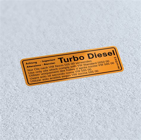 turbo diesel sticker