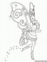 Fairy Coloring Fantastic sketch template