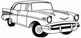 Car Drawing Cars Drawings Chevy Draw 1957 Coloring Clipart Outline Bel Line Classic Belair Easy Air Old Pages Steps Howstuffworks sketch template