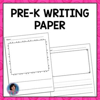 pre  writing paper  picture boxes printable story writing paper