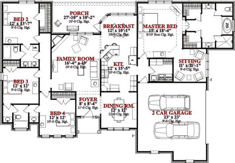 traditional house plan  bedrooms  bath  sq ft plan