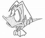 Duckula Count Head Coloring Pages sketch template