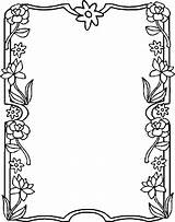 Borders Border Coloring Pages Adult Paper Colouring Book Choose Board Colorful sketch template