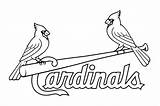 Cardinals Louis St Logo Stl Stencil Pages Svg Colouring Pic Logos Transparent Vector Trending Days Last sketch template