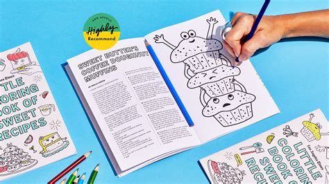 coloring book  sweet recipes lets  bake las finest