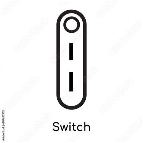 switch icon vector sign  symbol isolated  white background switch