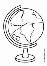 Globe Coloring Drawing Pages Earth Kids Simple Printable Clipart School Line Classes Easy Globes Drawings Drawn Clipartmag Kidscare Planet Boo sketch template