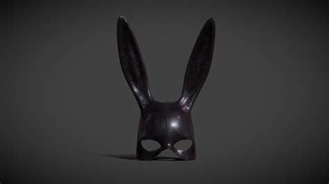rabbit mask buy royalty free 3d model by karolina renkiewicz