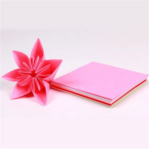 pcsset diy square origami paper single side folding papers kids