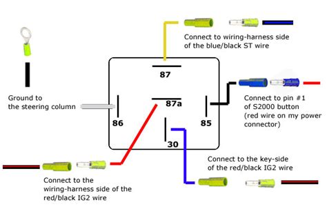 relay wiring diagram standard