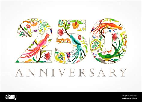 years  luxurious celebrating folk logo template colored