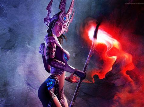 30 Sexy Fantasy Mythical Girls 3d Super Wallpapers { Set