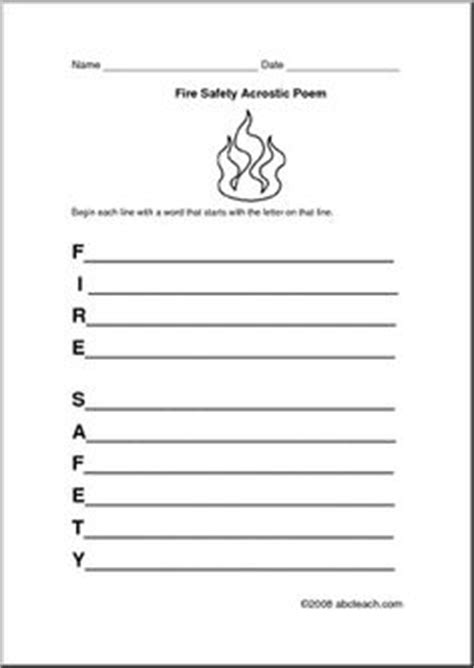 images  fire safety worksheets  pinterest fire safety
