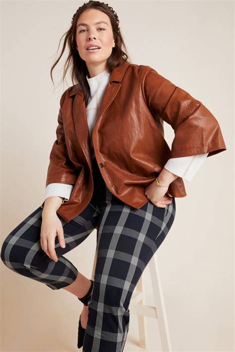 The Best Leather Jackets For Plus Size Women Popsugar Fashion