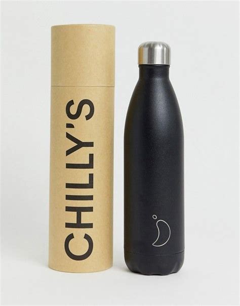 Chillys Black 750ml Water Bottle Asos Bottle Trendy Water Bottles